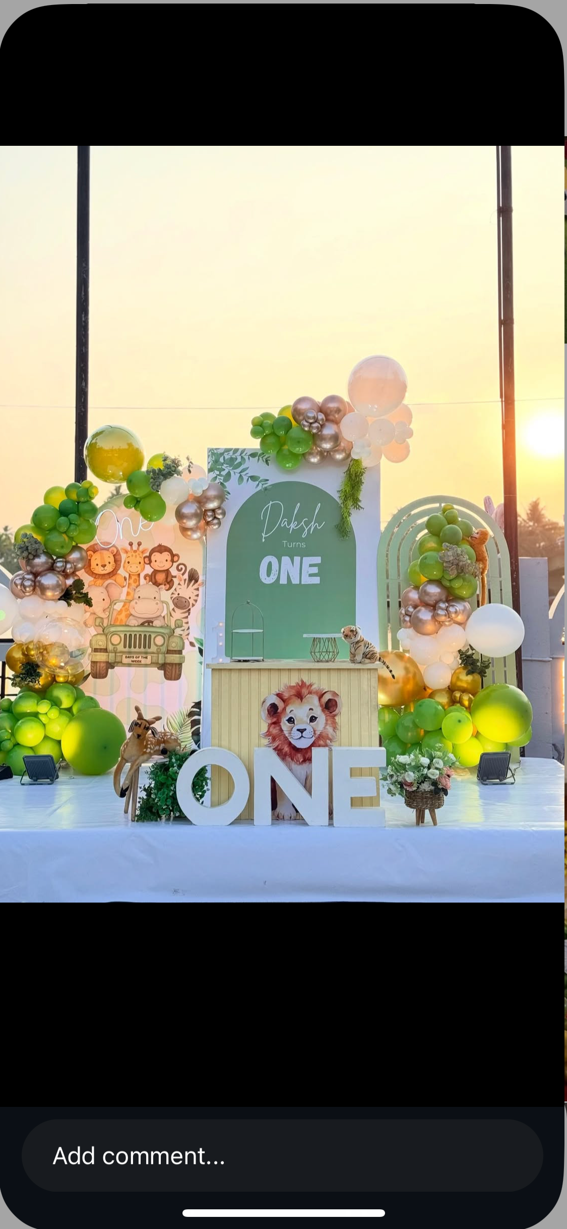 Luxury festive decoration concept